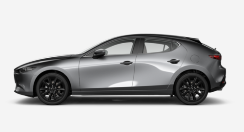 MAZDA 3 HATCHBACK IN MATCHINE GREY METALLIC (FWD)