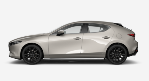 MAZDA 3 HATCHBACK IN PLATINUM QUARTZ METALLIC (FWD)